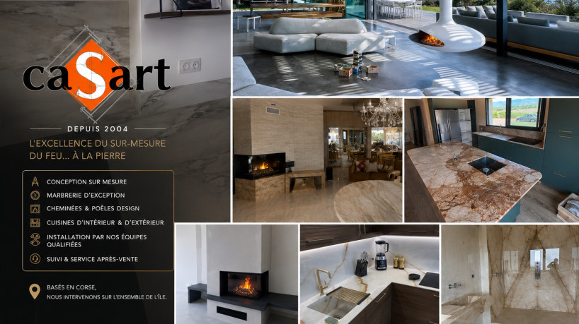 Photo de l'actualité CASART – L'excellence du sur-mesure, du feu... à la pierre.